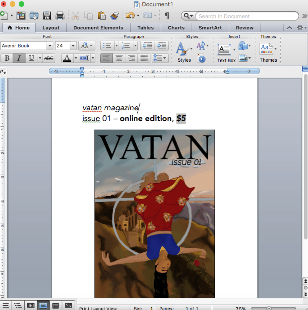 Image of VATAN issue 01 (online)
