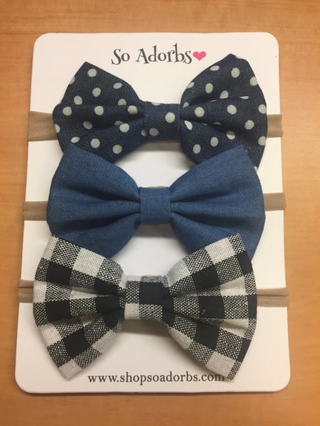 Image of 4" Fabric Bow