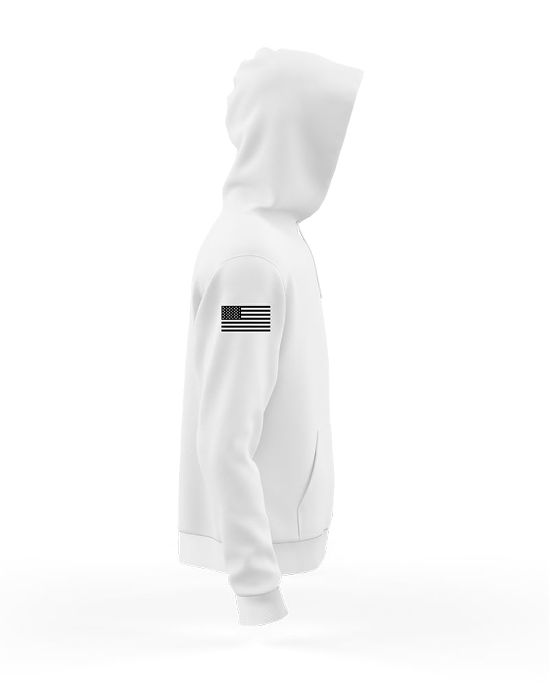 Download White CL Logo Hoodie | Carson Lueders