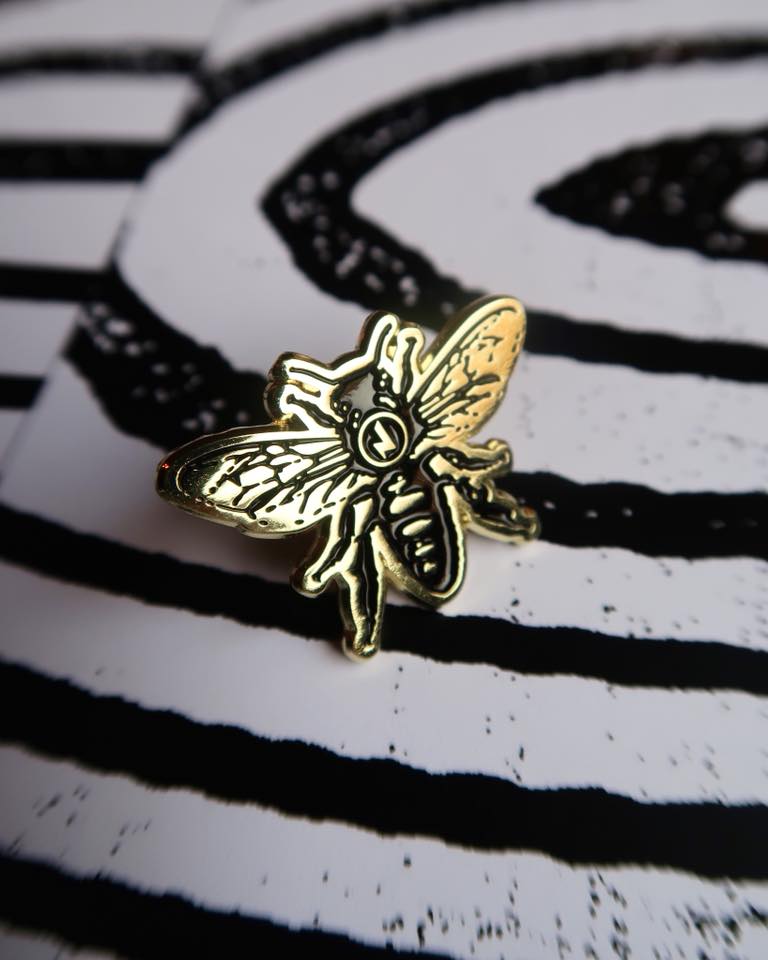 Image of Jimmy's Manchester Bee Pins (Limited Edition)