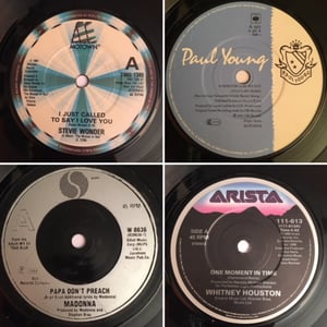 Image of Popular 80's/90's Framed 7 inch Vinyl-Part 1