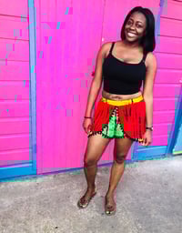 Rasta Pom Pom Shorts