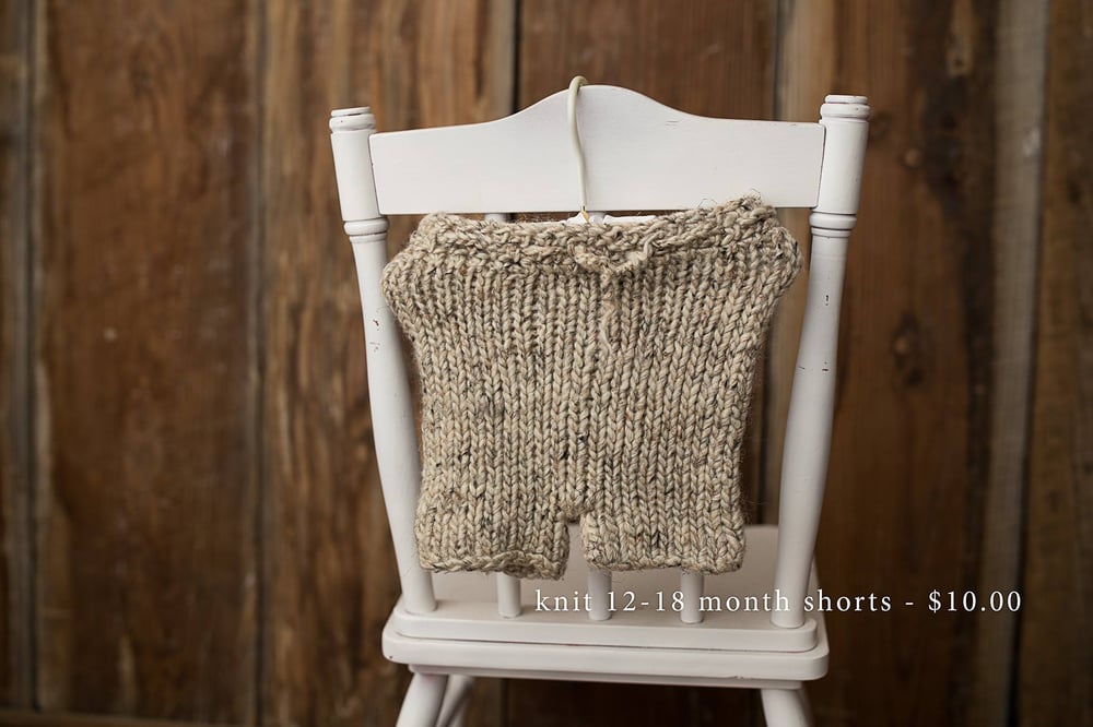 Image of 12-18 knit shorts