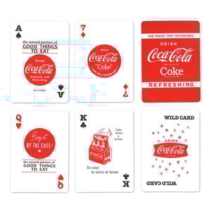 Image of "COCA-COLA" BICYCLE PLAYING CARD