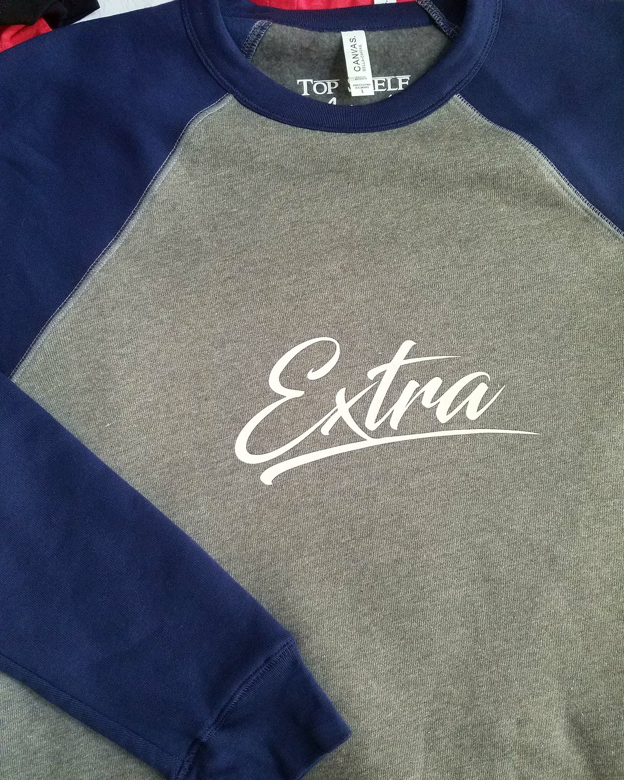 bella canvas raglan sweatshirt