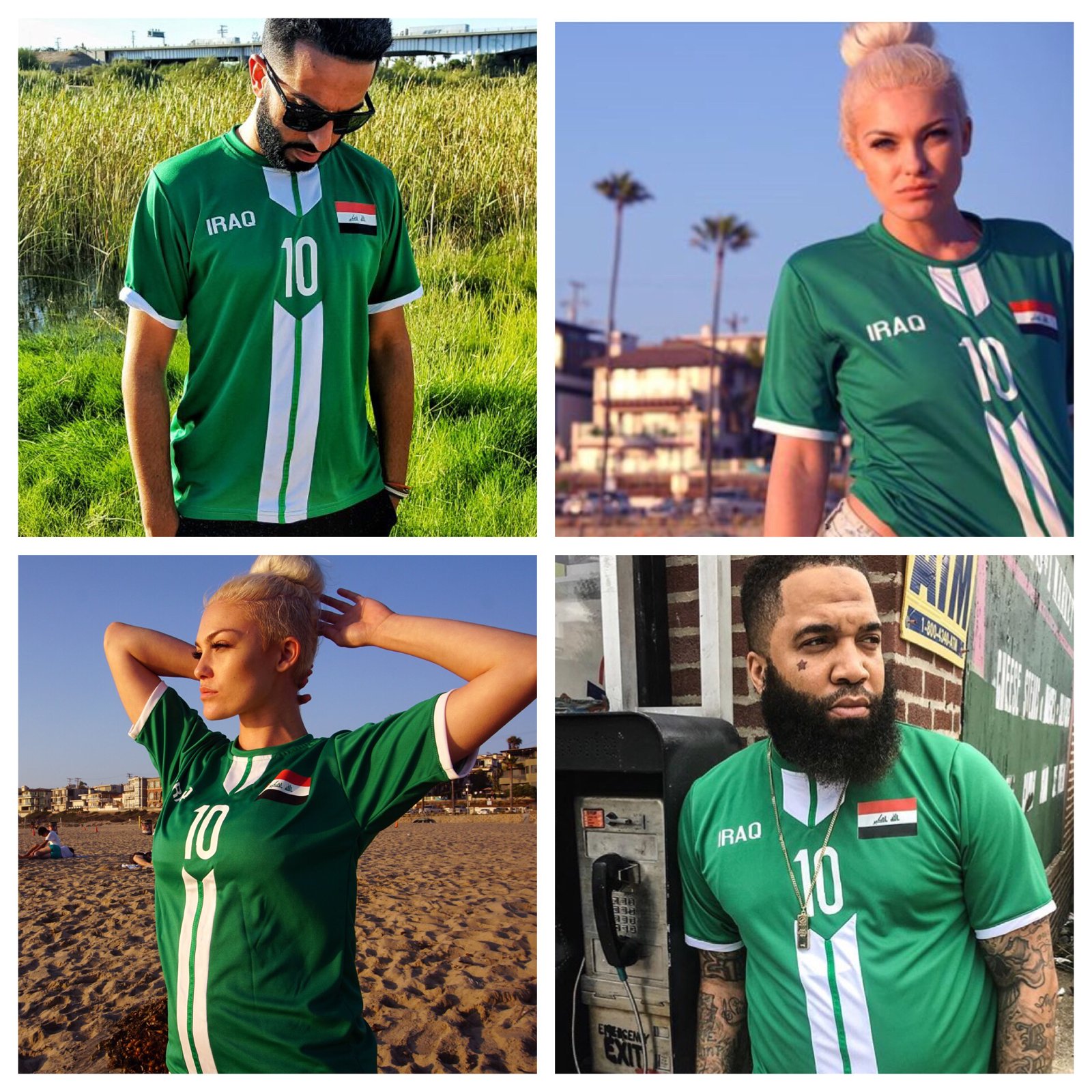 iraq soccer jersey