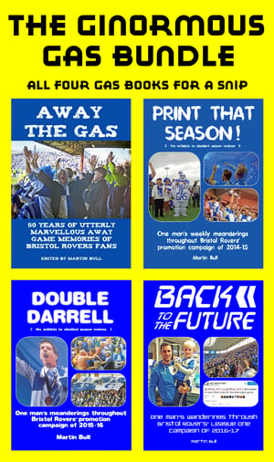 Image of ALL four of my Bristol Rovers books