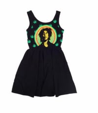 Bob Marley pot leaf dress