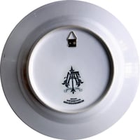 Image 3 of Eyeconic - Marlon Kitsch Face - Vintage French Porcelain Plate - #0579