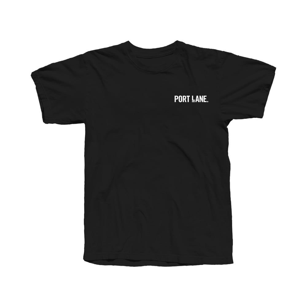 Image of Port Lane - Classic Logo T-Shirt - Black