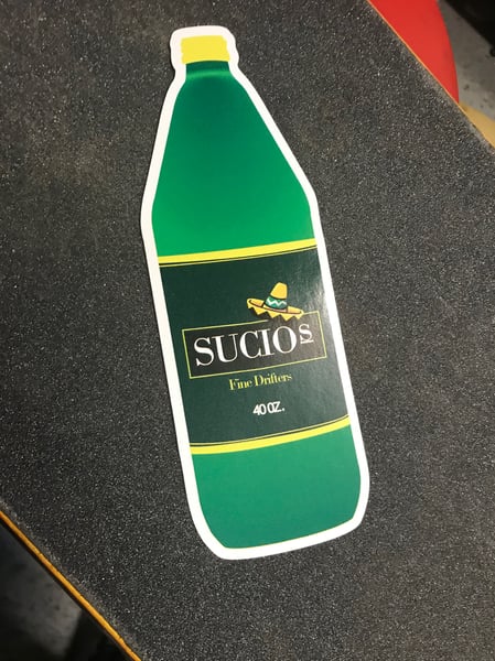 Image of Sucio Drifters 40  OZ sticker