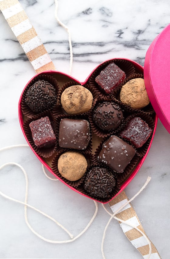 Image of Valentine’s Side-Piece Package: Homemade Honeyed Chocolates!