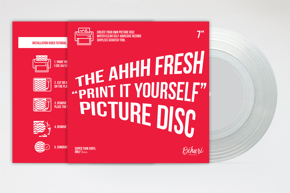 Image of The Ahhh Fresh "Print It Yourself" Picture Disc by Bihari