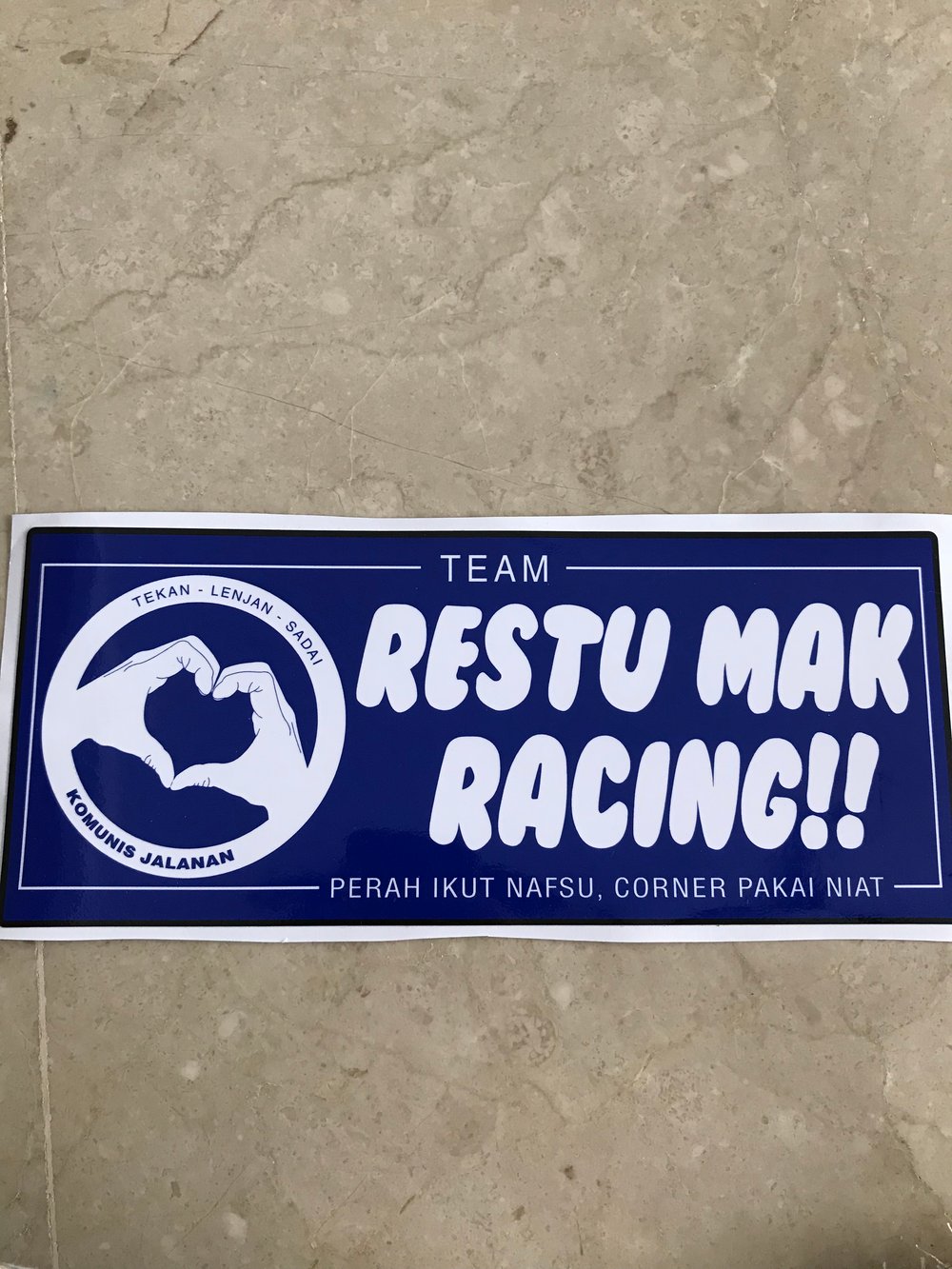 Image of RMR BOX DECAL (BLUE)