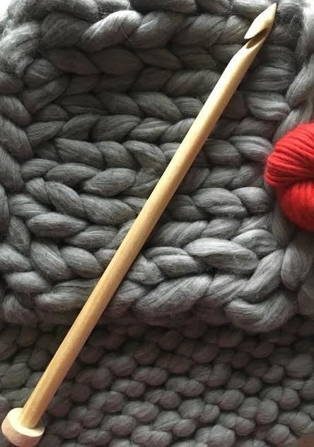 Image of Jumbo Tunisian Crochet Hook