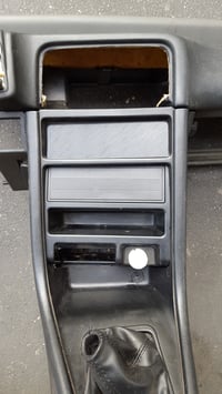 Image 2 of 88-91 Honda CRX / EF Civic Climate Control Delete Plate (+Civic Hatch, Sedan, Wagon)