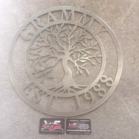 Image 2 of Personalized Tree of Life with Last Name and Established Year