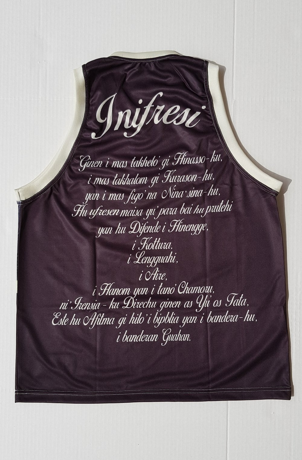 Image of BLACK INIFRESI JERSEY TANK