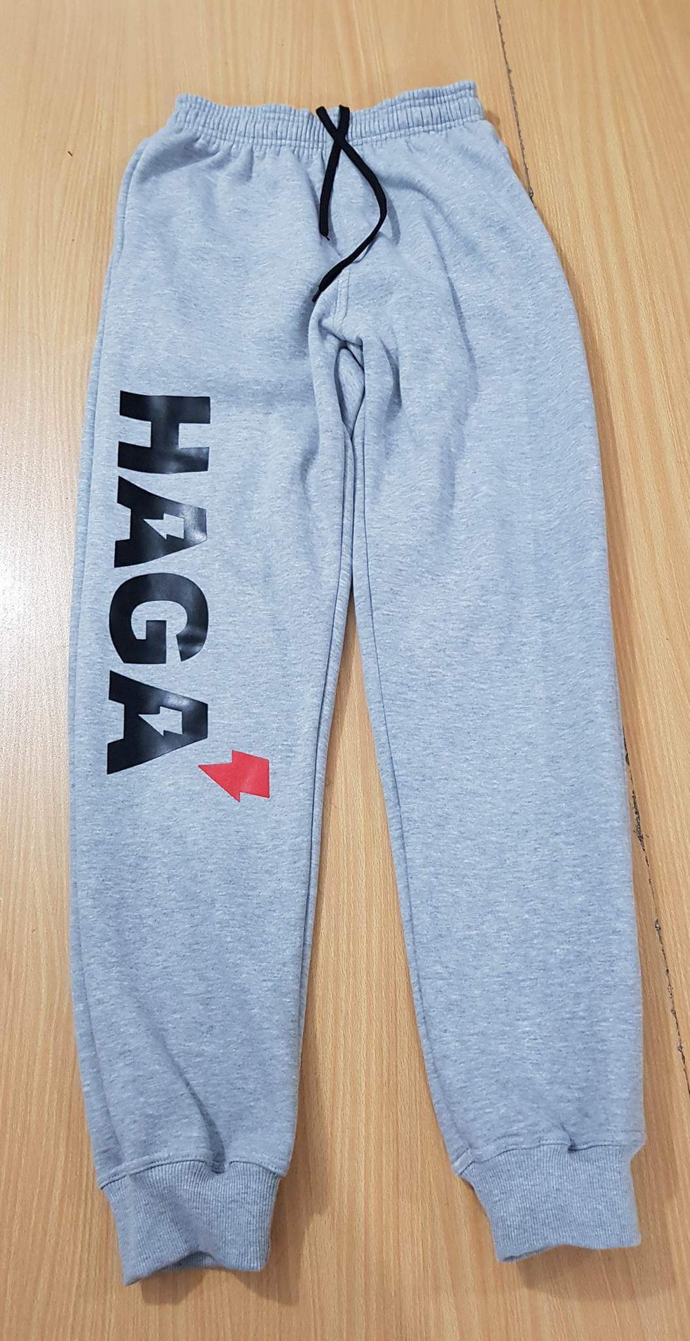 Image of GRAY LOGO JOGGERS