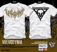 Image 1 of VULVODYNIA - Psychosadistic Design LOGO Tshirt (GOLD)