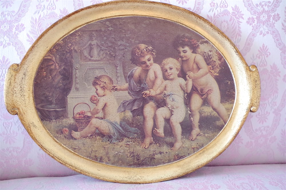 Image of Italian Putti Tray