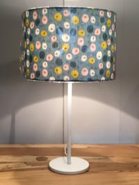 Image of Modern Retro Flower Blue Shade 