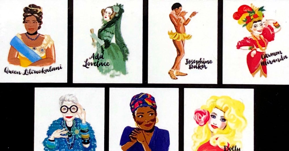 Image of Bad Girls Throughout History | Box of Note Cards