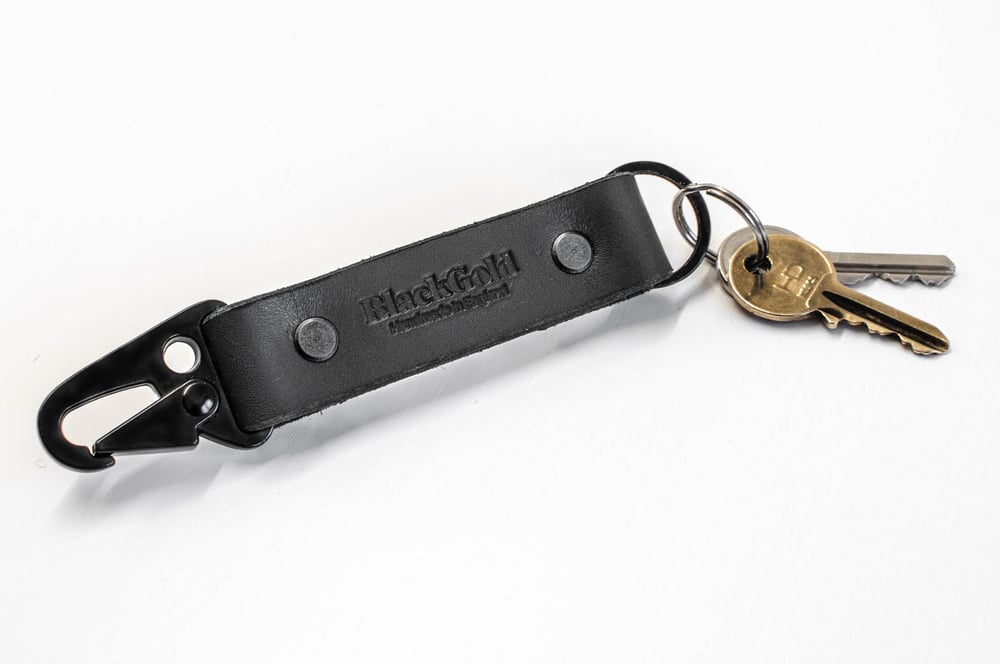 Image of 'Oil Slinger' Keyring Lanyard - Murdered Out