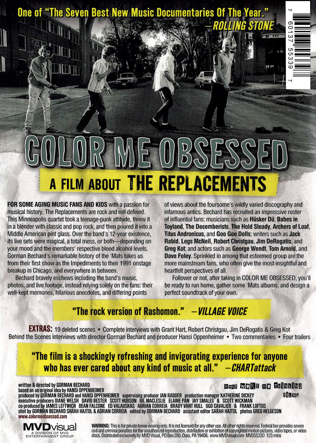 Image of Color Me Obsessed, a film about The Replacements DELUXE 2 DVD EDITION