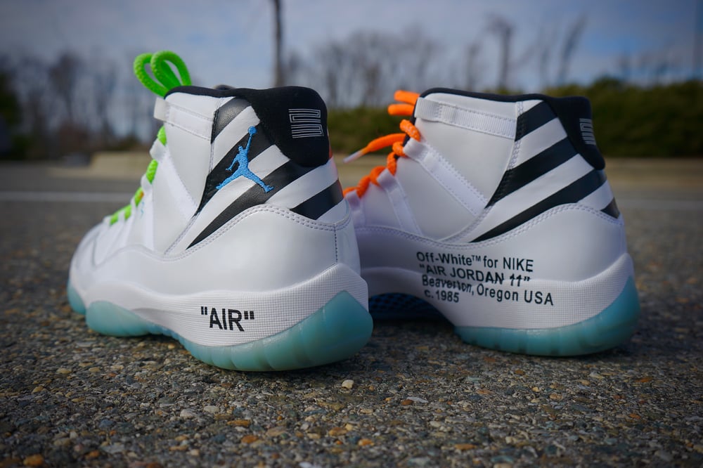 Image of Jordan 11 x "Off White" Custom