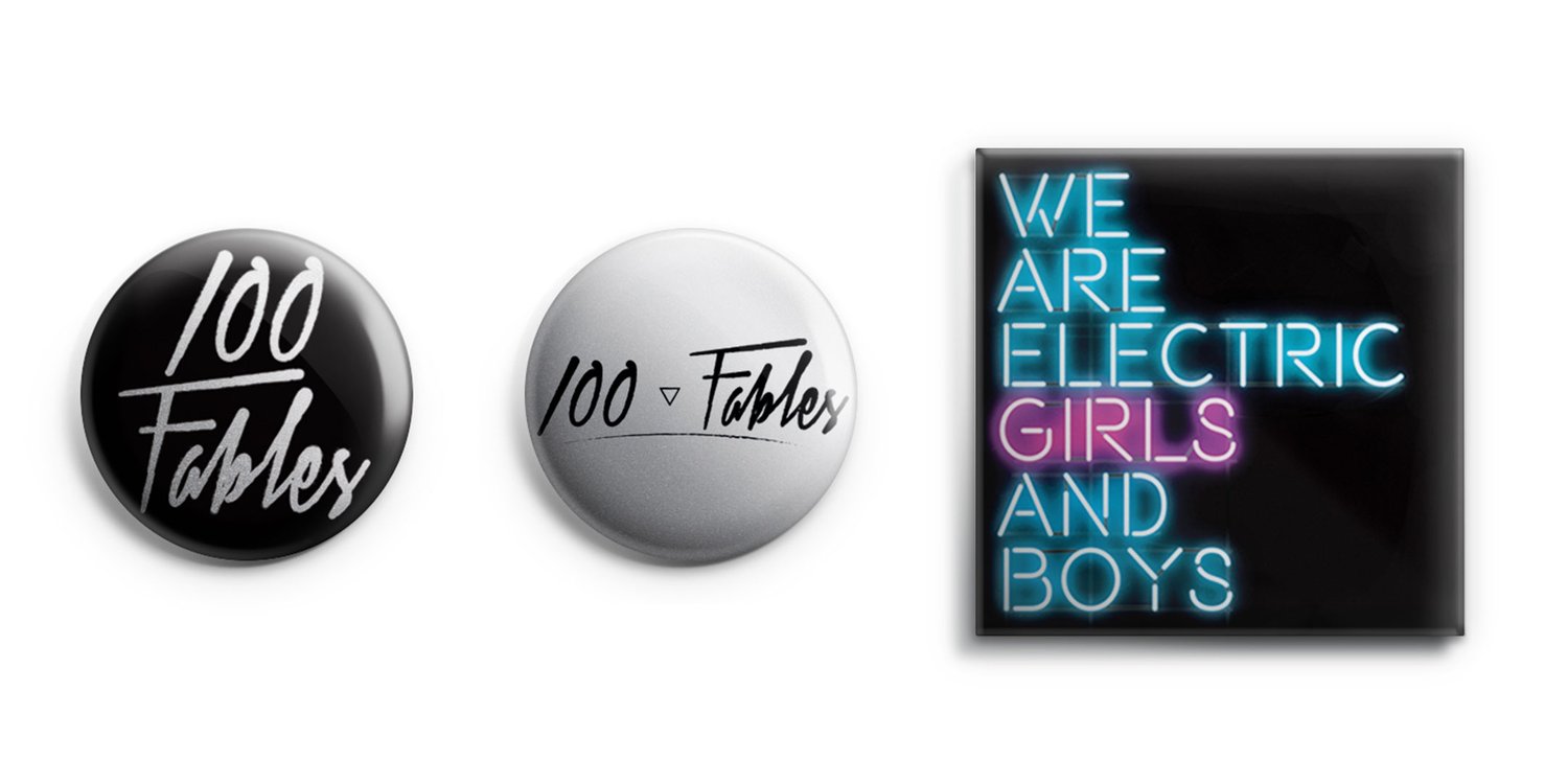 Image of 100 Fables Badges