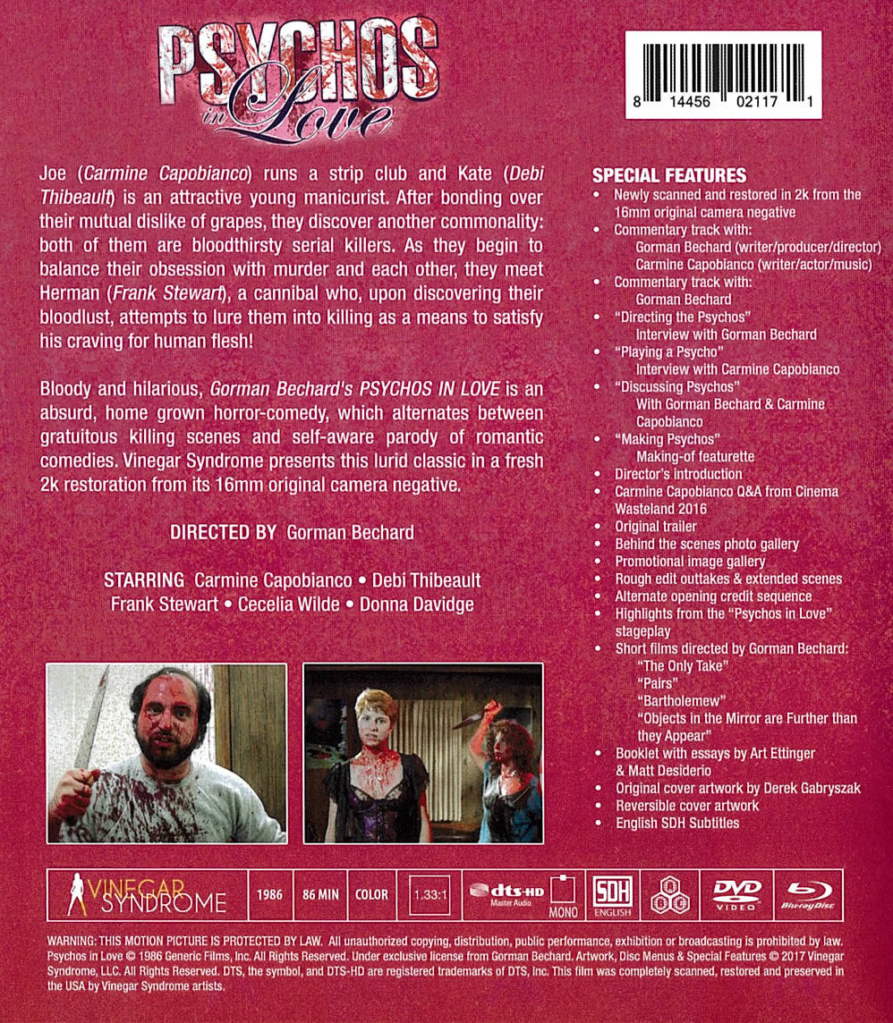 Image of Psychos in Love & Disconnected DELUXE BLURAYS with or without Slipjacket 