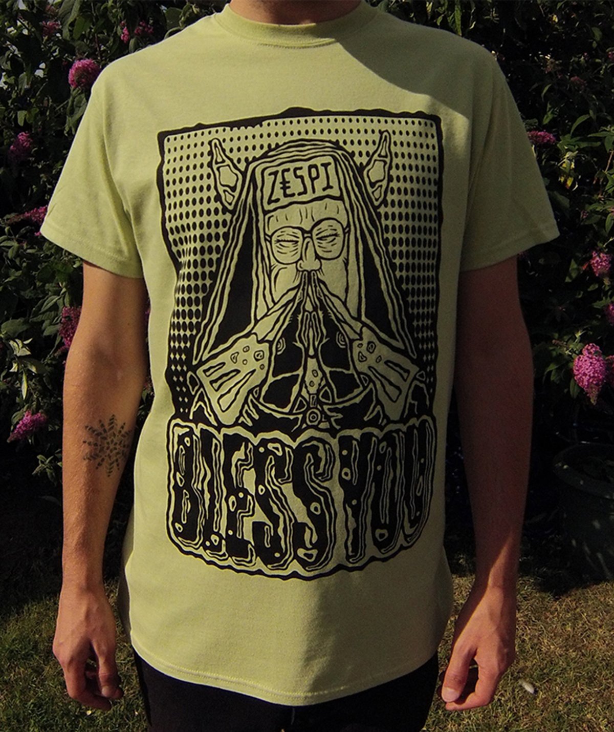 Image of SNEEZING NUN T-SHIRT