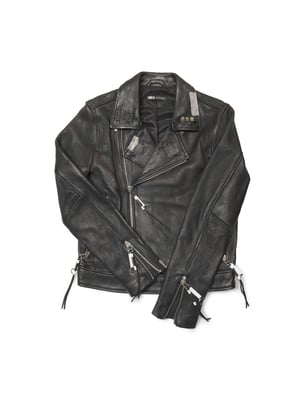 Image of "Fake smile" vintage biker jacket