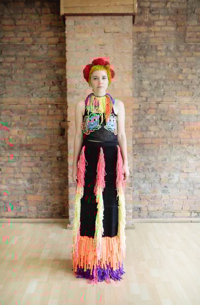 Image of HIVE BRAIN collection - one of a kind look - Designed by DEFECTIVE COLLECTIVE - sample