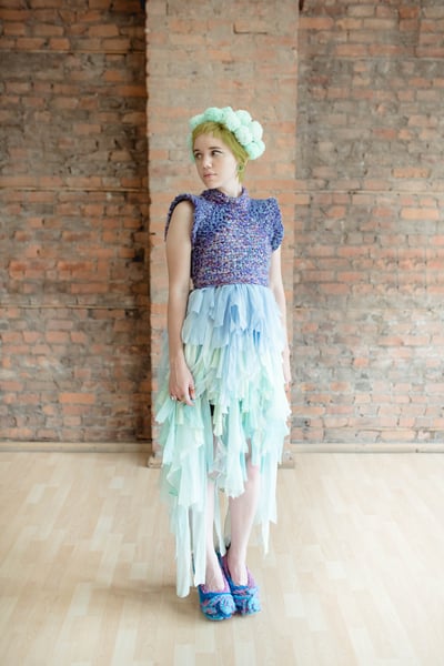 Image of HIVE BRAIN collection - one of a kind look - Designed by DEFECTIVE COLLECTIVE - sample PASTEL water