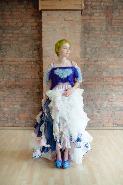 Image of HIVE BRAIN collection - one of a kind look - Designed by DEFECTIVE COLLECTIVE - sample HEART