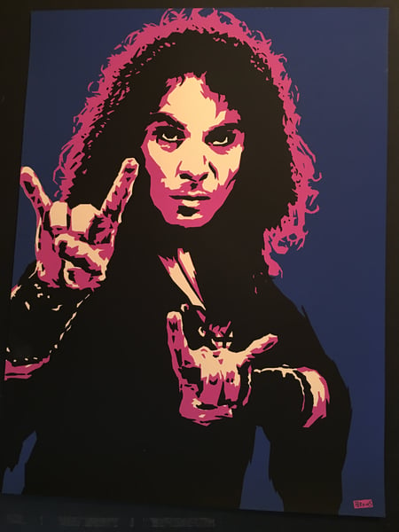 Image of "Perkins 77" Art Print Series - Ronnie James Dio #7718