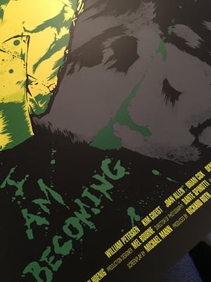 Image of Manhunter - screen printed movie poster