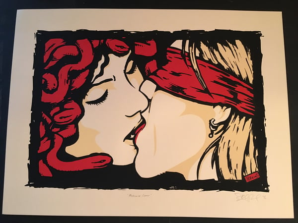 Image of "Medusa's Lover" - Art print