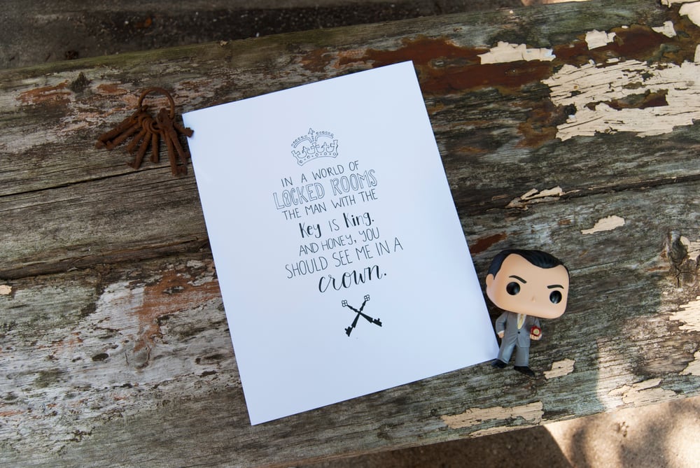 Image of Honey You Should See Me In A Crown: Sherlock Art Print