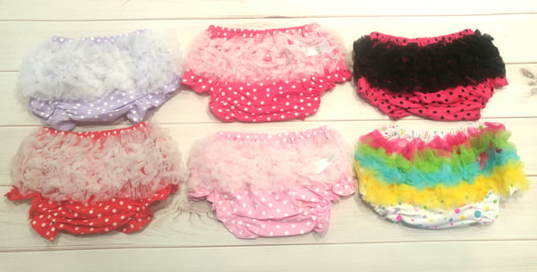 Image of ROCK BOTTOM BLOWOUT SALE Ruffle Bottom Baby Bloomers