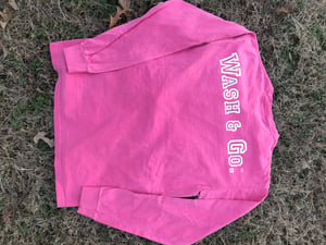 Image of WASH & GO.™️ Comfort Colors Long Sleeve Tee ‘Crunchberry’