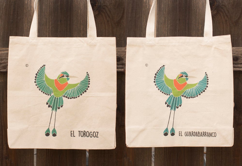 Image of Central American Birds LARGE Canvas Bags