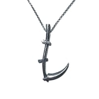 Image 1 of Scythe necklace in sterling silver