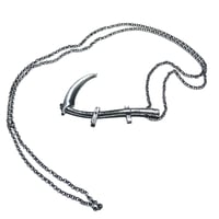 Image 3 of Scythe necklace in sterling silver