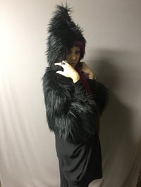 Image 2 of Furry Pointy Hood Tunic