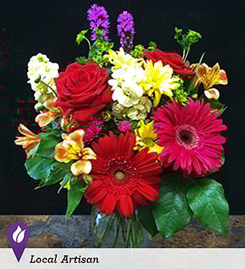 Image of Vibrant Vase Flower Delivery