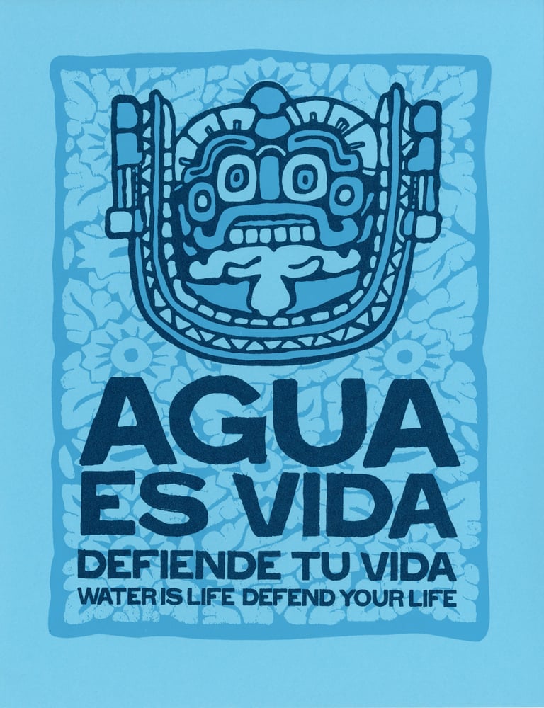 Image of Tlaloc - Agua es Vida (Small print, 2017)