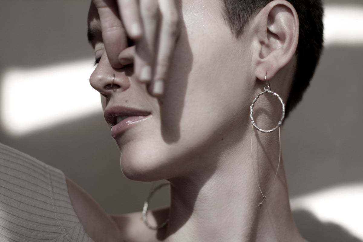 Image of Om earrings